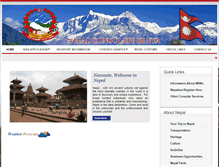 Tablet Screenshot of nepalconsulatekenya.com